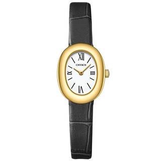 CNYXCN Women's Bracelet Gold Watch - Vintage Elegant Oval Bangle Watch - Gold Jewellery Style Quartz Wristwatc