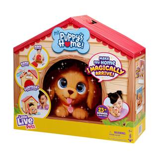 Little Live Pets My Puppy's Home Playset, Interactive Play Dog with Building Dog House Toys, Puppy Plush Toy w