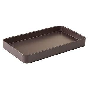 mDesign Modern Decorative Metal Guest Hand Towel Tray Holder Organizer for Disposable Paper Napkins, Jewelry, 