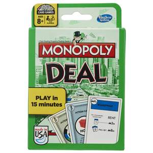 Monopoly Deal Card Game | Quick-Playing Card Game | Fun Games for Families and Kids | Ages 8 and Up | 2 to 5 P