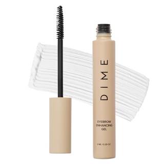 DIME Beauty Eyebrow Enhancing Gel - Clear Brow Gel, 0.20 oz | Peptides, Amino Acids & Caffeine growth serum. S