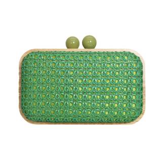 Women Straw Clutch Purse Handwoven Summer Evening Bag Beach Straw Handbag Wedding Party Clutch Bag Wicker Purs