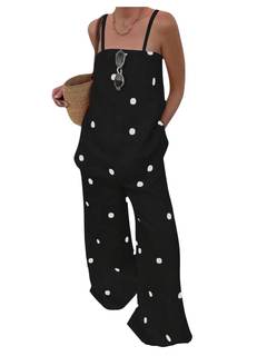 SOLY HUX Women's Polka Dots Tube Top Pants Set Tropical Vacation Outfits | 2 Piece Outfit, Casual Daily, Summe