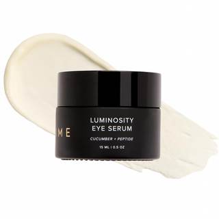 Dime Beauty Luminosity Eye Serum - Caffeine Eye Cream for Dark Circles and Puffiness with Vitamin C, Peptides 