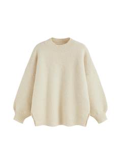 CIDER Womens Wool Blend Oversized Knit Sweater Pullover | Crew Neck,Casual Outfits,Cozy Sweaters,Fall Trendy