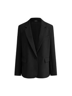 CIDER Blazers for Women Oversized Blazer Notched Collar Long Sleeve Jacket Office Work Wear Stylish Blazer Med