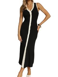Women's 2026 Summer Casual Maxi Dresses Ribbed Knit Sleeveless Bodycon Sexy Elegant Going Out Beach Vacation D