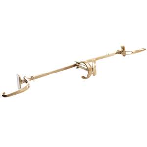 Front Door Garland Hanger, Adjustable to Different Door Widths | Heavy-Duty Cast Iron, Decorative Christmas De