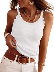 ANRABESS Womens Summer Tank Tops Sleeveless Ribbed Camisole | Spaghetti Strap Cami Sweater, Soft Lightweight, 