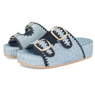 MICIFA Platform Sandals for Women Espadrille Wedges Summer Beach Sandals Comfortable Cute Woven Straw Crochet 