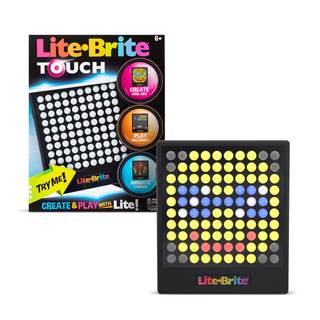 Lite-Brite Touch - Create, Play and Animate - Light Up Portable Stem Sensory Learning Toy, Creative Art Stem T