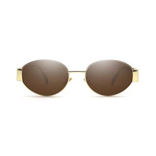 Retro Oval Sunglasses for Women Lightweight Trendy Metal Frame Shades | Retro Oval Sunglasses for Women Trendy