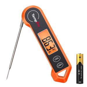 TempPro TP19H 1 Sec Digital Meat Thermometer for Cooking | Instant Read Food Thermometer with Motion Wake for 