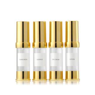 Golden 15ML 0.5 oz Airairless pump bottles Toiletries Travel Size | Travel size bottle,Pump bottle dispenser,D