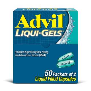 Advil Liqui-Gels Pain Reliever and Fever Reducer, Pain Medicine for Adults with…