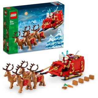LEGO Santa's Sleigh - Building Toys for Kids, Boys & Girls, Ages 9+ - Indoor Christmas Decorations for Home W/