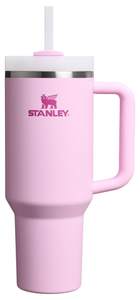 STANLEY Quencher H2.0 Flow State Tumbler, 40 oz, Cherry Blossom | Handle and Straw | 3-Position Lid | Cup Hold