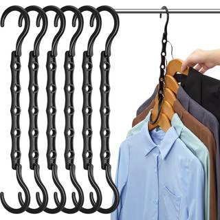 AMKUFO 12 Pack-Closet-Organizers-and-Storage, Hangers-Space-Saving-for-Closet-Organization, Clothes-Hanger-Spa