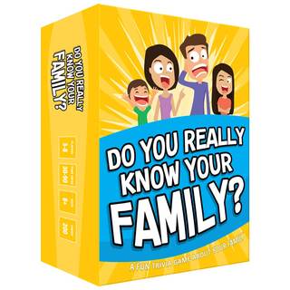 Do You Really Know Your Family? Fun Family Game for Kids, Teens and Adults | Best Family Game Night Card & Boa