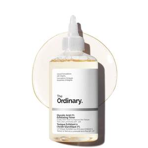 The Ordinary Glycolic Acid 7% Exfoliating Toner, Brightening and Smoothing Daily Toner for More Even-Looking S