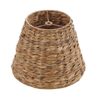 Aspen Creative 32986, Empire Water Hyacinth Spider Shade, 6" Top x 10" Bottom x 8" Slant 6" T x 10" B x 8" H W