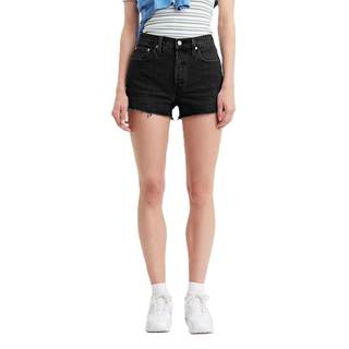 Levi's Women's 501 Original Shorts (Also Available in Plus) Standard 27 Lunar Black - Black