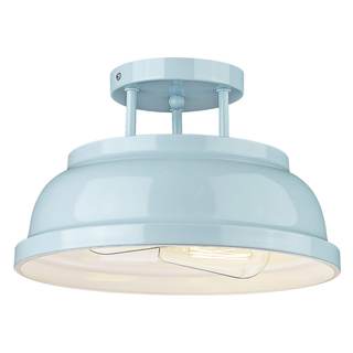zeyu Modern Semi Flush Ceiling Light - 2-Light Ceiling Light Fixture for Living Room Bedroom Kitchen Hallway, 