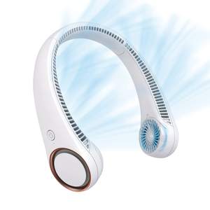 CIVPOWER Neck Fan: Portable Personal Neck Cooling Rechargeable Bladeless Fan - Hands Free 3 Speed 4000 mAh Bat