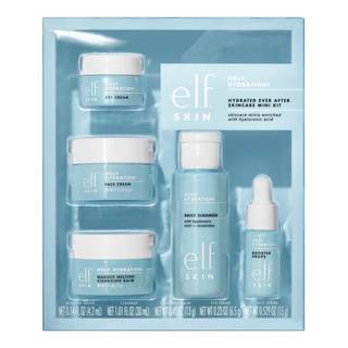 e.l.f. SKIN Holy Hydration! Hydrated Ever After Skincare Mini Kit, Cleanser, Makeup Remover, Moisturizer & Eye