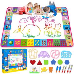 Water Doodle Mat - Kids Painting Drawing Board, Gift Toy for Ages 3-12 Pink | Great Water Doodle Mat - Kids Pa