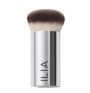 ILIA - Perfecting Buff Brush | Versatile Brush For Cream or Liquid Products Made with Aluminum + Soft, Vegan B