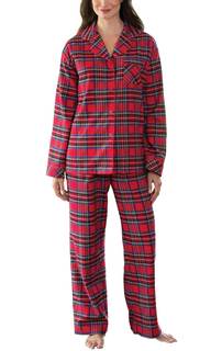 PajamaGram Pajamas For Women - Winter Pajamas For Women, Novelty Prints Medium Stewart Plaid