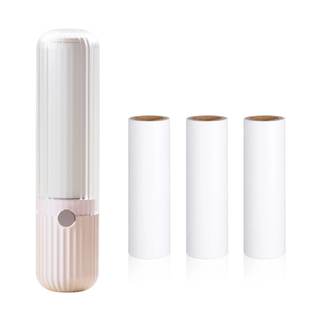 Mini Lint Roller for Clothes Reuseable Pocket Lint Remover for Travel, Portable Sticky Roller for Pet Hair, Sm