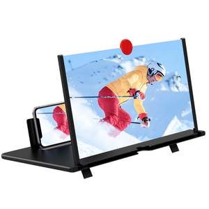 12" Screen Magnifier,3D HD Mobile Phone Magnifier Projector Screen Enlarger for Movies, Videos, and Gaming,Fol