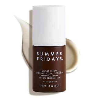 Summer Fridays Midnight Ritual Retinol Serum - Renewal Anti Aging Serum for Face, Fine Lines & Discoloration -