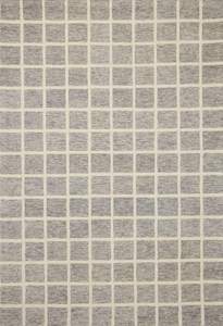 Loloi Chris Loves Julia Polly Slate/Ivory 5'-0" x 7'-6" Area Rug | POL-05 Approx. 5x8 Grey Living room Dining 