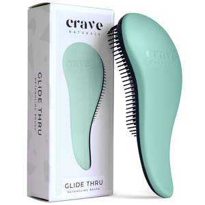 Crave Naturals Glide Thru Detangling Hairbrush that Glides Through Tangles For Wet, Dry and Damaged Hair - Gen
