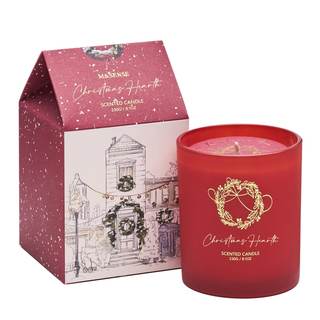 M&SENSE Christmas Holiday Candle - Christmas Hearth Scent, 8.1oz Soy Wax, Ideal Winter Home Decor Gift for Wom