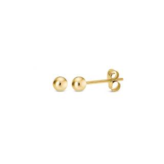 Kezef 14K Gold Filled Ball Stud Earrings for Women - Thick 14K Gold Layer, Hypoallergenic for Sensitive Ears, 