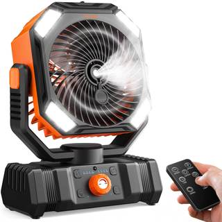 Portable Misting Fan, Cooling Mist Fans, 20000mAh USB Rechargeable Battery Powered Fan with Mister, 250mL Wate