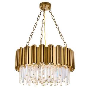Modern Round Crystal Chandelier Lights Luxury Pendant Ceiling Light Contemporary Raindrop Chandeliers Lighting