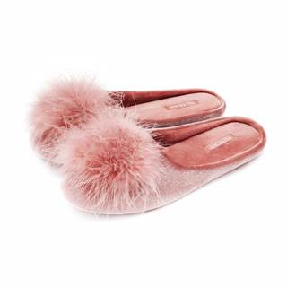 BCTEX COLL Women's Fuzzy Velvet Memory Foam Indoor House Slipper | Cozy Fluffy Bedroom Slipper, Non-slip Sole,