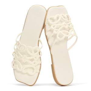 Project Cloud Womens Flat Sandals, Non Slip Dressy Sandals for Women (Lisa) | Womens Dress Sandals Memory Foam