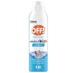 OFF! Insect Repellent Aerosol for Adults & Kids, Fragrance-Free Picaridin Bug Spray for Everyday DEET-Free Pro