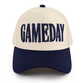 Gameday Hat Vintage Embroidered Professional Football Season Cap | Retro Team Color Baseball Hat for Stadium O