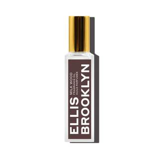 Ellis Brooklyn MILK WOOD Perfume Oil Roll-On for Women, 15ml | Sandalwood & Amber Musk Scent with Coconut Milk