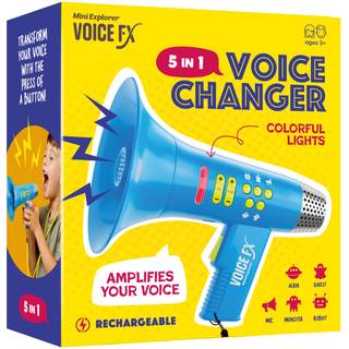 5 In 1 Voice Changer for Kids - Voice Changing Device for Boys & Girls | Birthday Gifts for 3, 4, 5, 7, 8 Year