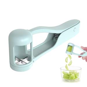 Luvan Grape Cutter for Toddlers, Grape Slicer Tool, Grape Tomato Cherry Strawberry Cutter Tools Into 4 Pieces 