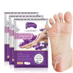 ALIVER Foot Peel Mask 3 Pack, Exfoliator Peel Off Calluses Dead Skin Callus Remover, Baby Soft Smooth Touch Fe
