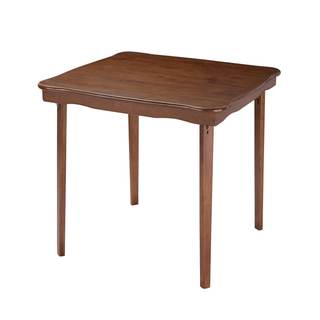 Stakmore Stylish Durable Versatile Square Folding Table, Fruitwood | Solid Wood…